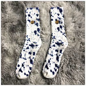 Drew House Royal Blue Splatter Socks